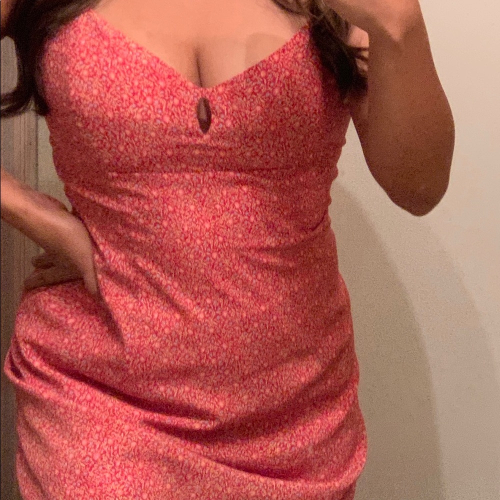 Mini dress with shorts under